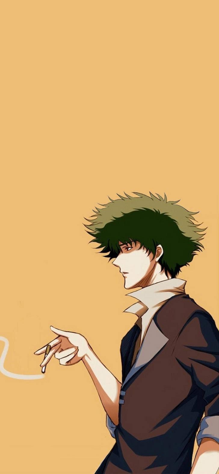  Spike Hintergrundbild 728x1576. Anime Profile Picture Spike Spiegel Wallpaper