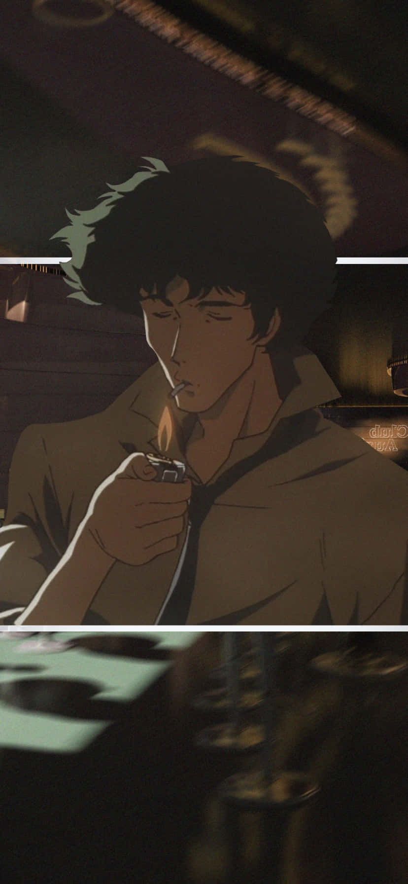  Spike Hintergrundbild 828x1792. Download Enjoying the Sunset with Cowboy Bebop on Your iPhone Wallpaper