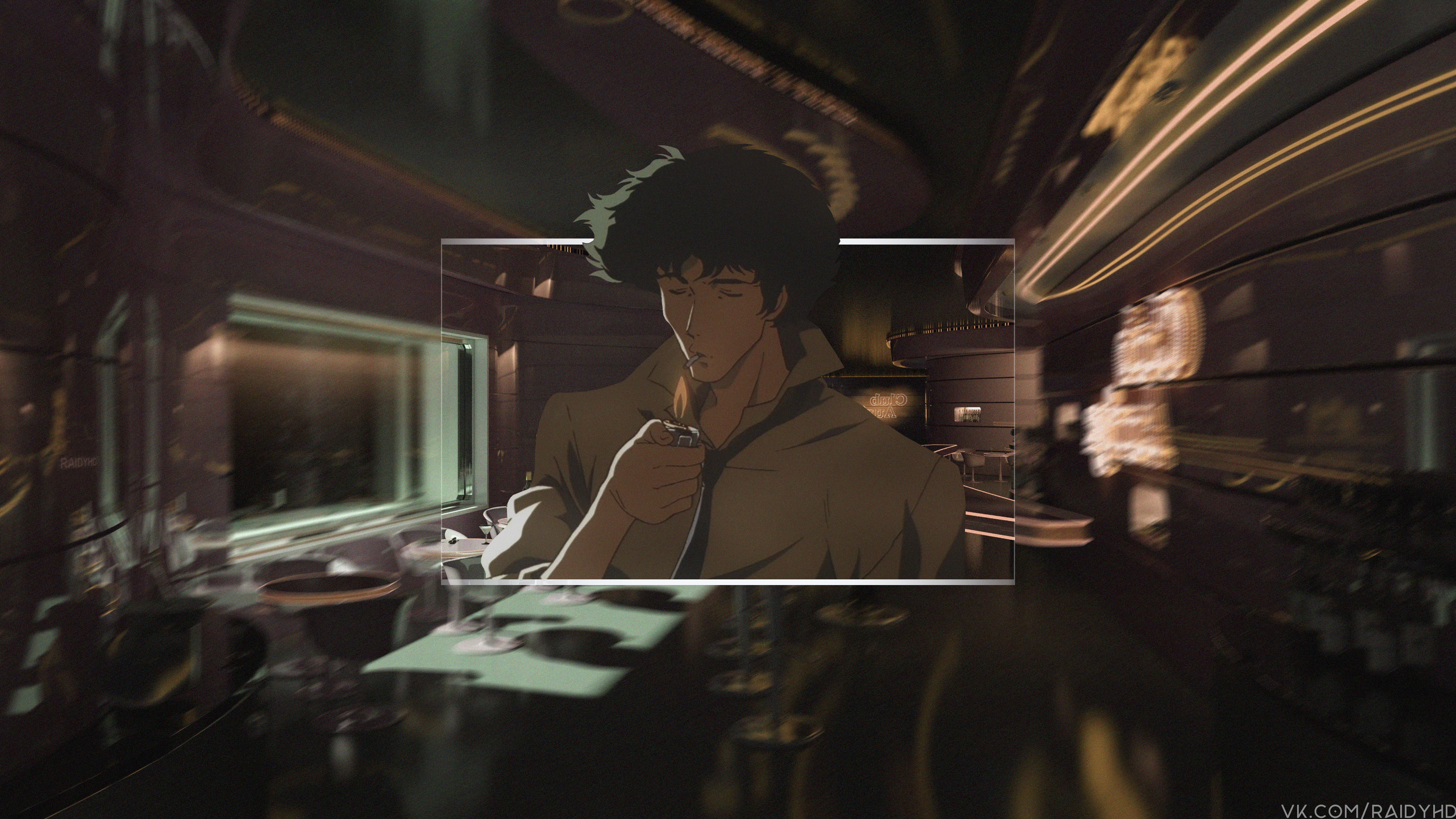  Spike Hintergrundbild 3840x2160. Download Spike Spiegel Anime Cowboy Bebop Picture In Picture 4k Ultra HD Wallpaper