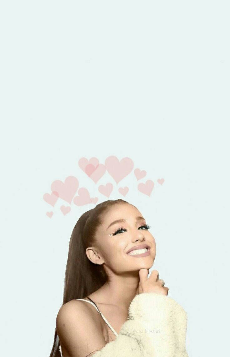  Handy Ariana Grande Hintergrundbild 736x1139. Downloaden liebeliegt Immer In Der Luft Mit Ariana Grande Wallpaper