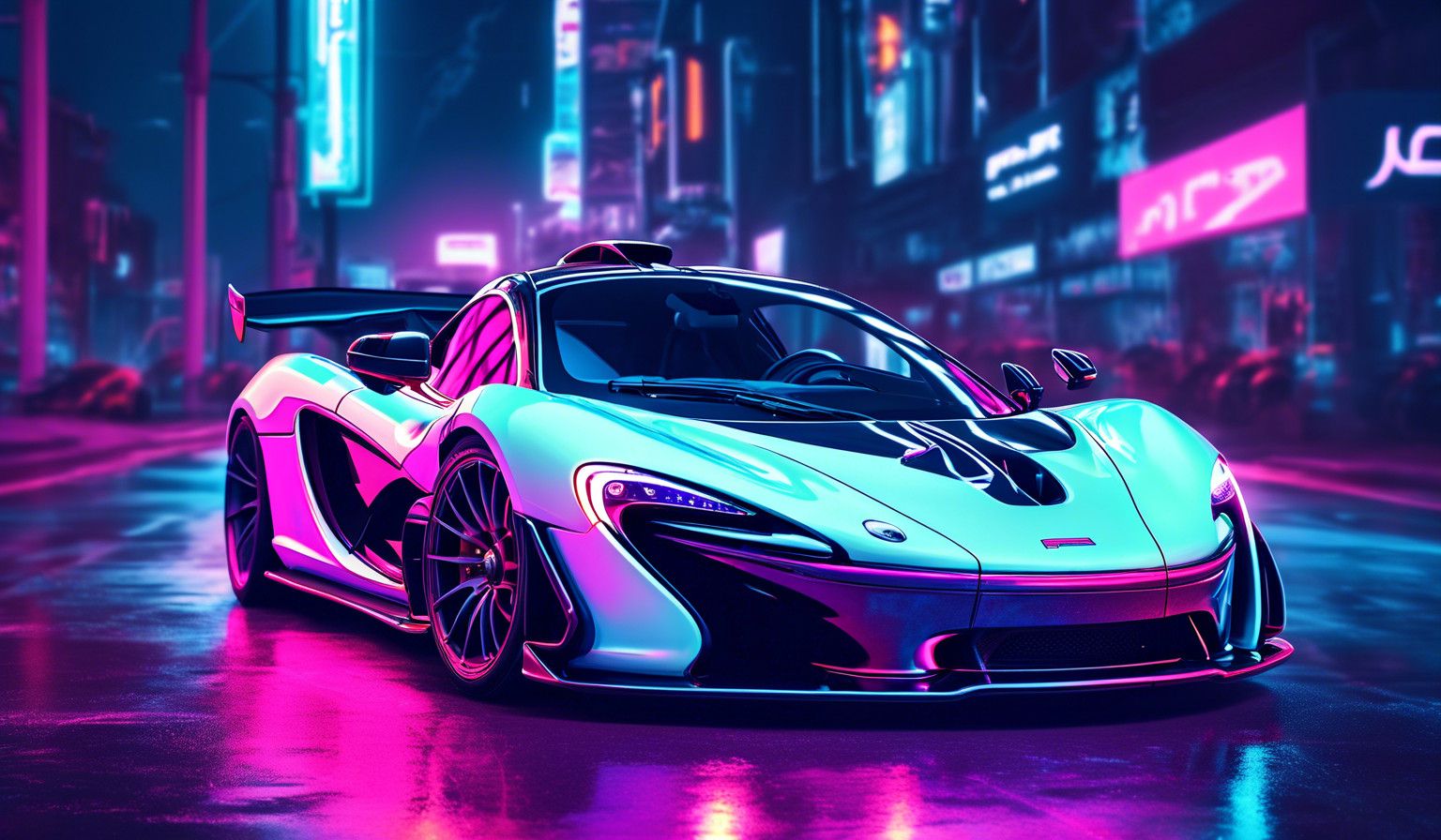  McLaren Hintergrundbild 1536x896. Neon Blaze McLaren P1 Showstopper