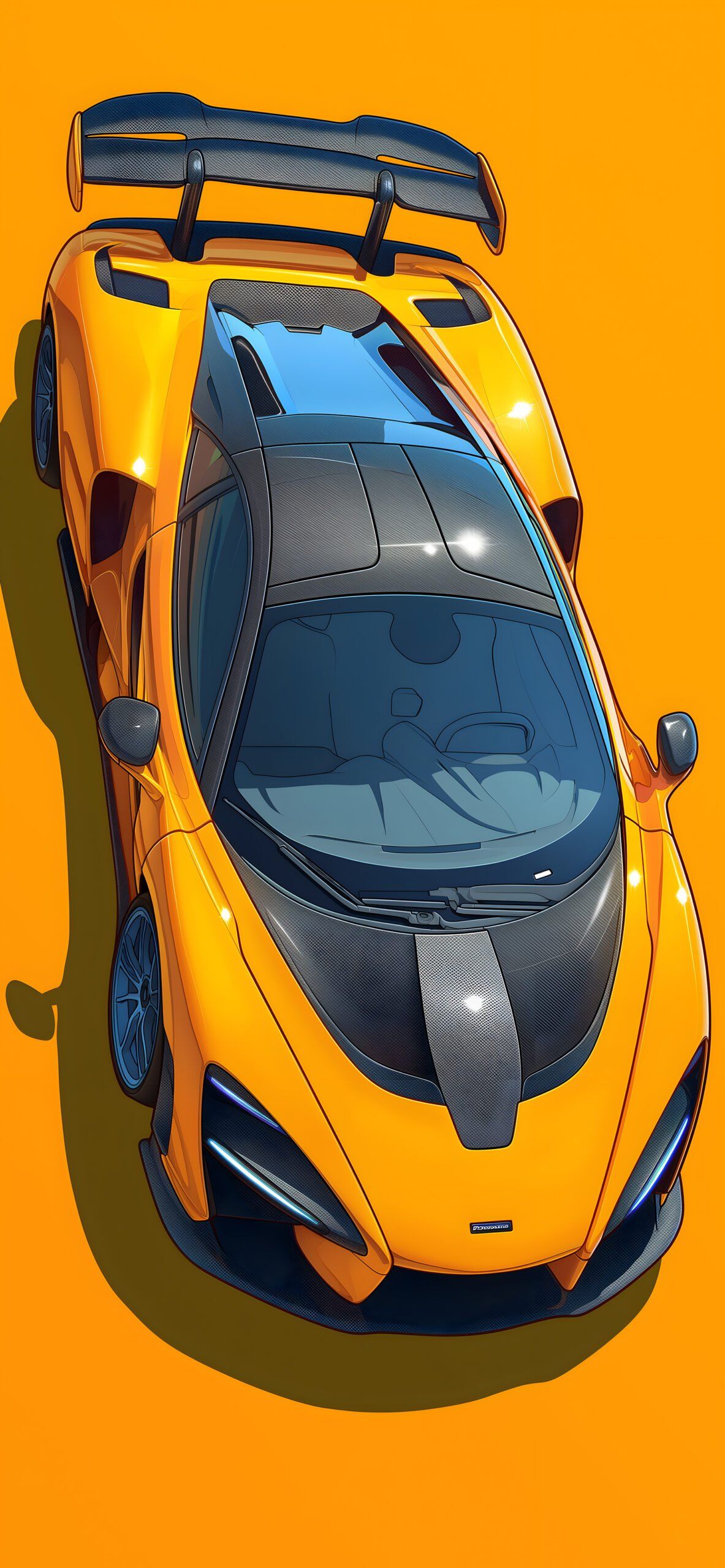  McLaren Hintergrundbild 1183x2560. Orange McLaren Car Wallpaper Vehicle Wallpaper HD