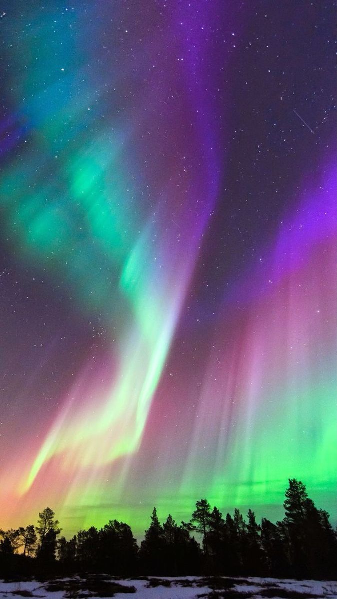  Polarlichter Hintergrundbild 675x1200. Northern Lights Beautiful Thing in the World