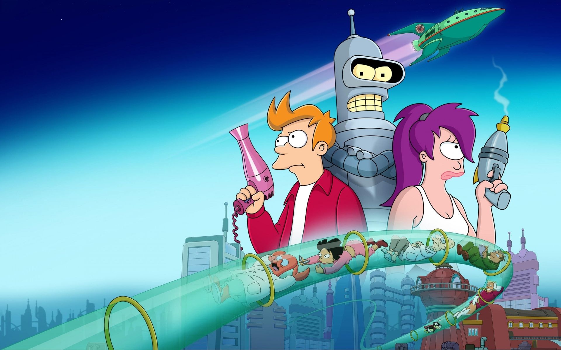  Futurama Hintergrundbild 1920x1200. Futurama Wallpaper 4K, TV show, Cartoon, Animated series