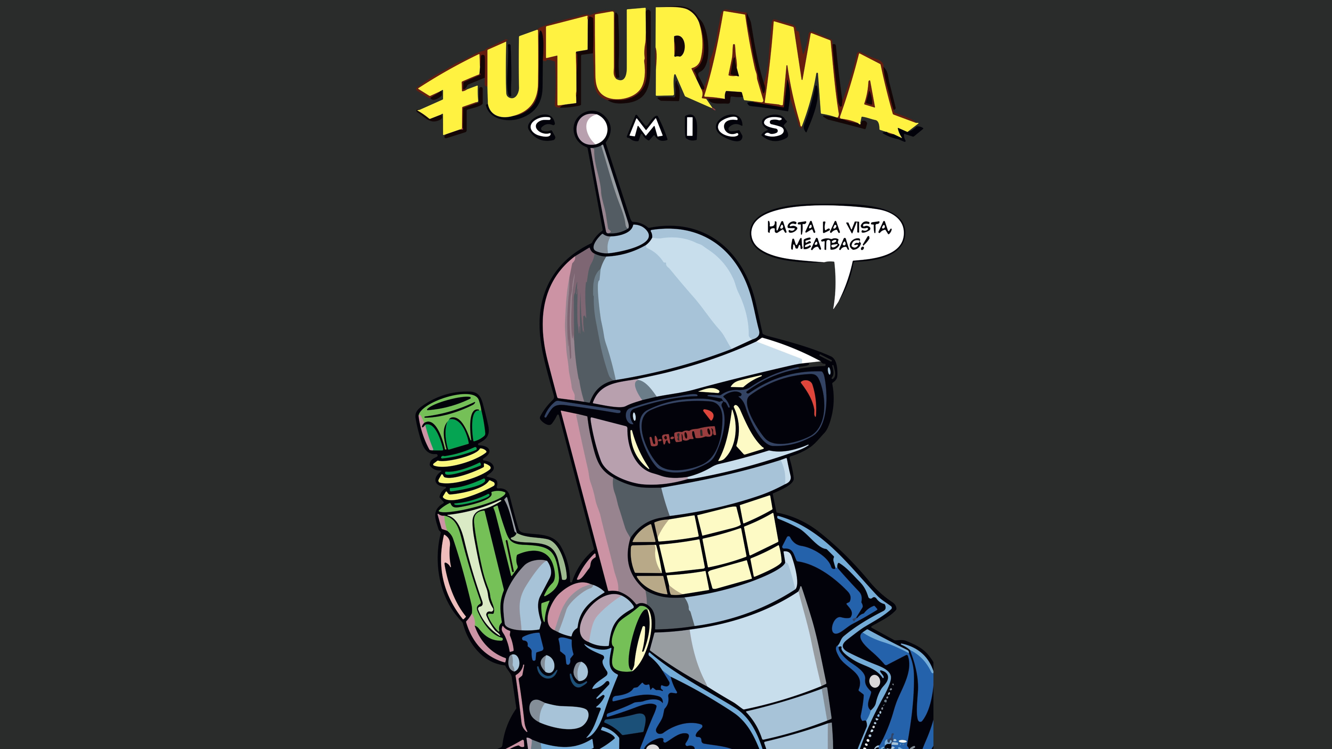  Futurama Hintergrundbild 5120x2880. Bender (Futurama) Wallpaper 4K, Funny, Cartoon, 5K