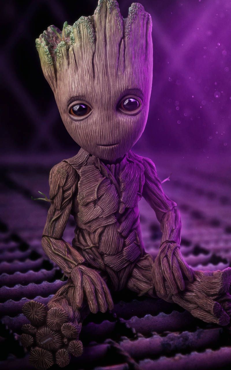  Groot Hintergrundbild 800x1280. Marvel's Baby Groot Wallpaper