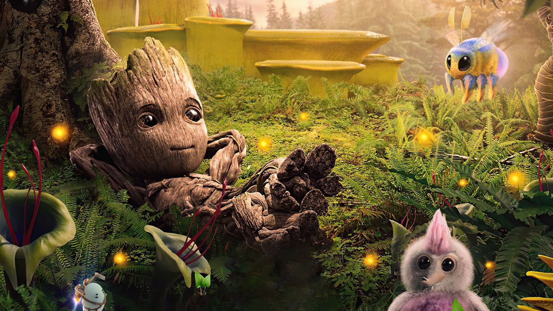  Groot Hintergrundbild 1920x1080. Aesthetic Groot HD I Am Groot Wallpaper