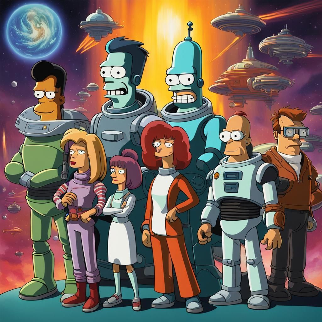  Futurama Hintergrundbild 1024x1024. Create Hyper Realistic Depictions Of The Characte