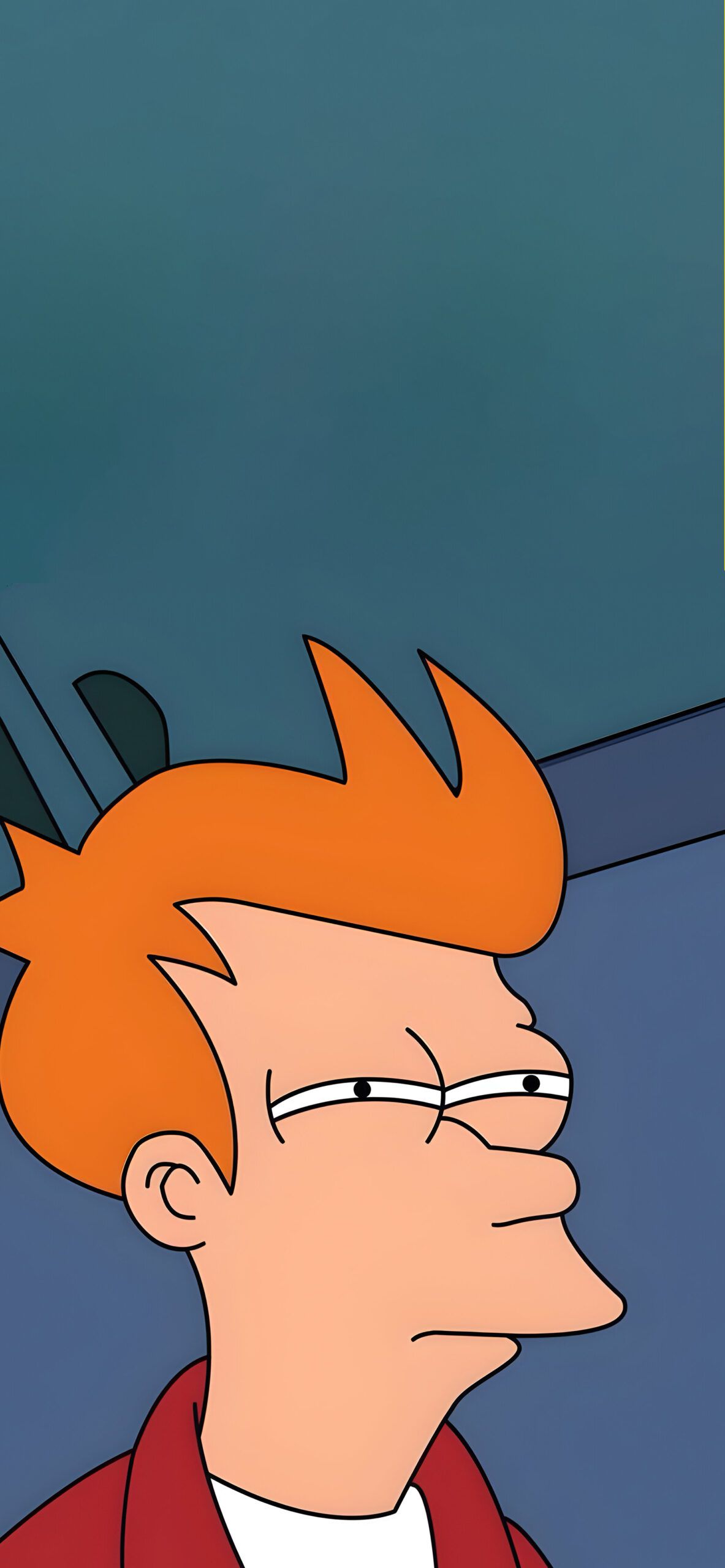  Futurama Hintergrundbild 1183x2560. Fry Futurama Skeptical Meme Wallpaper Cartoon Wallpaper