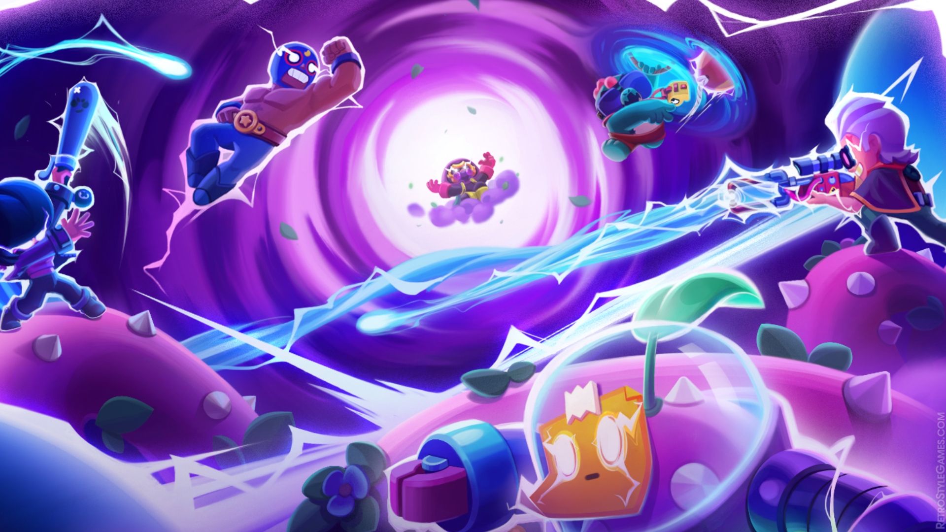  Mortis Brawl Stars Hintergrundbild 1920x1080. Brawl Stars Art Style: Game Design Inspiration and Evolution