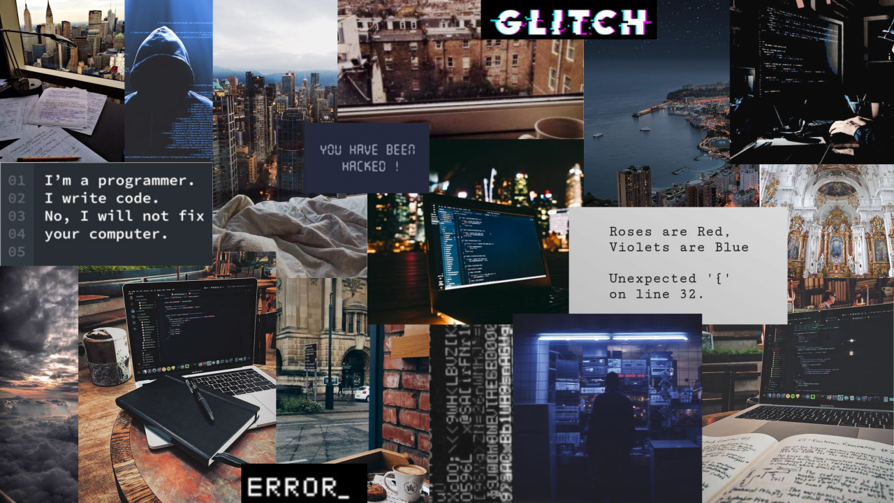  Hacker Hintergrundbild 1280x720. Aesthetic Creator