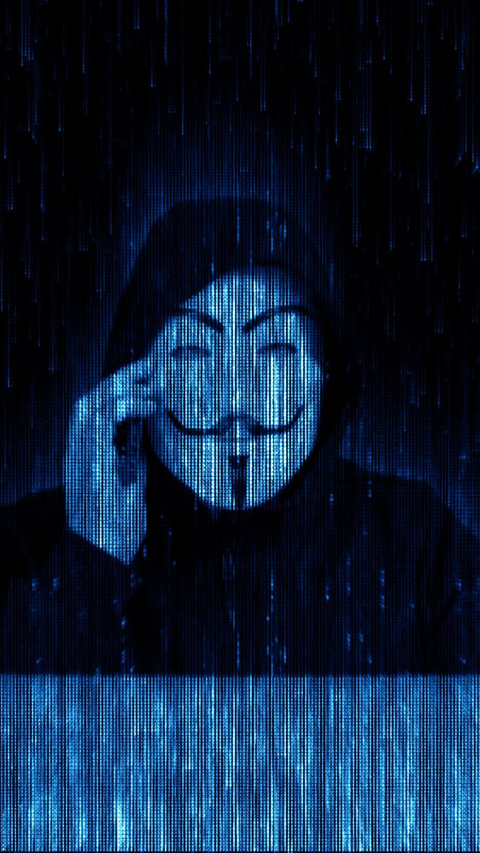  Hacker Hintergrundbild 938x1668. Download Wallpaper 938x1668 Anonymous, Hacker, Mask, Laptop, Dark Iphone 8 7 6s 6 For Parallax HD Background