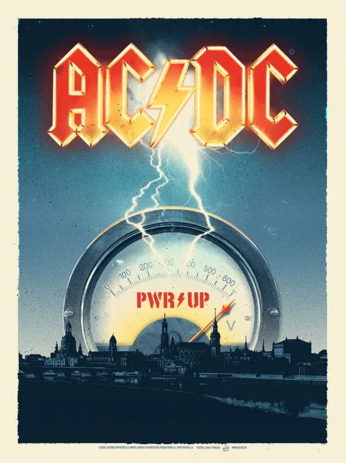  AC/DC Hintergrundbild 1348x1802. AC DC Twivia On X: #ACDC Twivia Question : This AC DC Poster Print Was Custom Made For Which German City During The Band's 2024 PWR UP Tour? #tour #Poster #Germany X