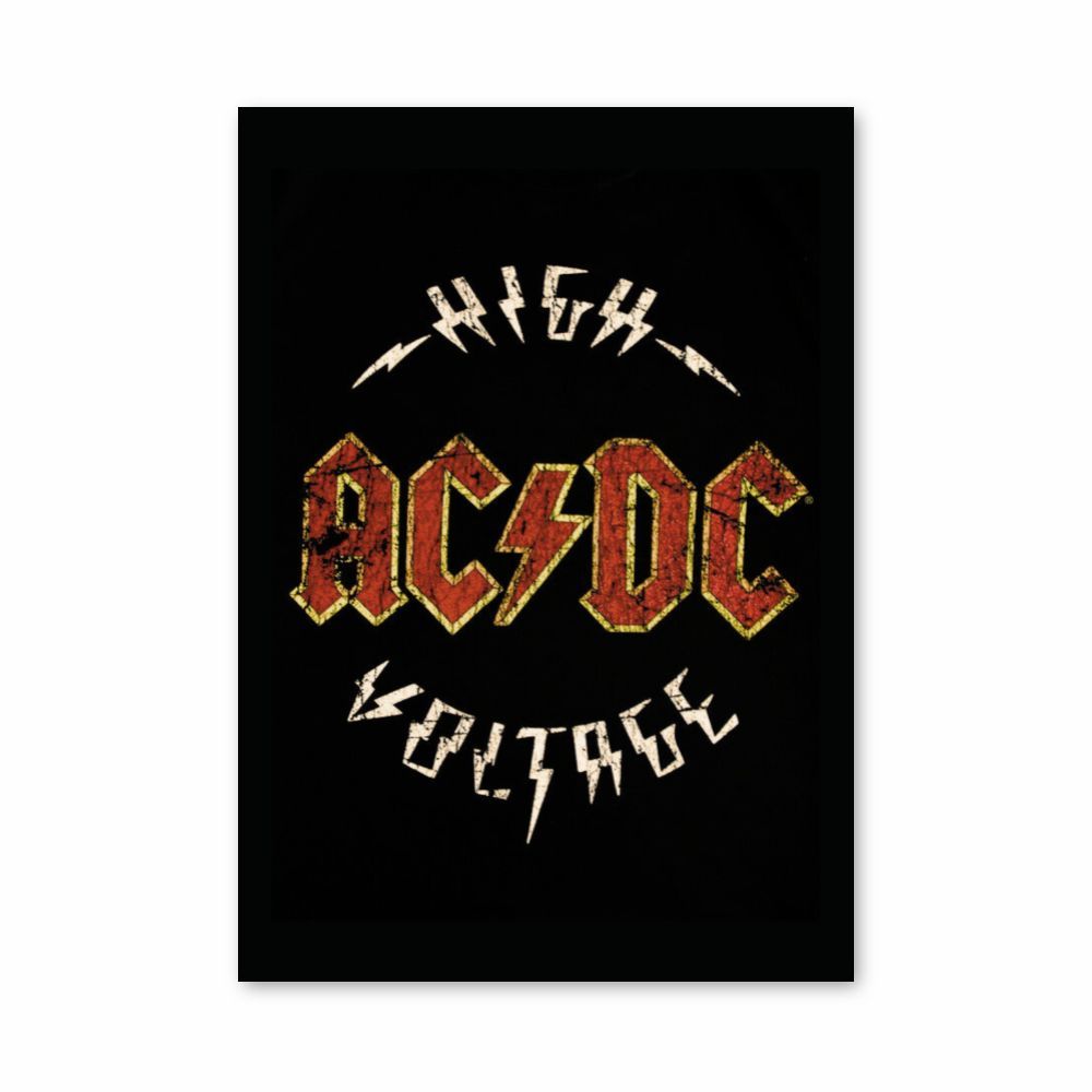  AC/DC Hintergrundbild 1000x1000. Poster ACDC High Voltage