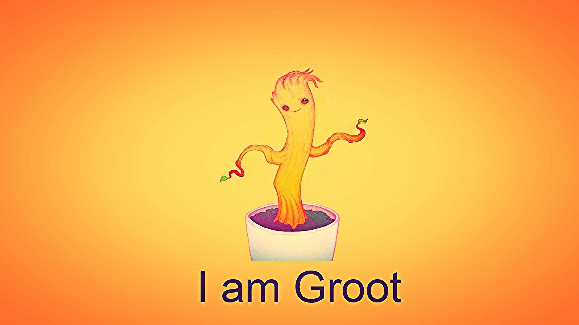  I Am Groot Hintergrundbild 1920x1080. Guardians of the Galaxy Comic HD: Cute Baby Groot Wallpaper