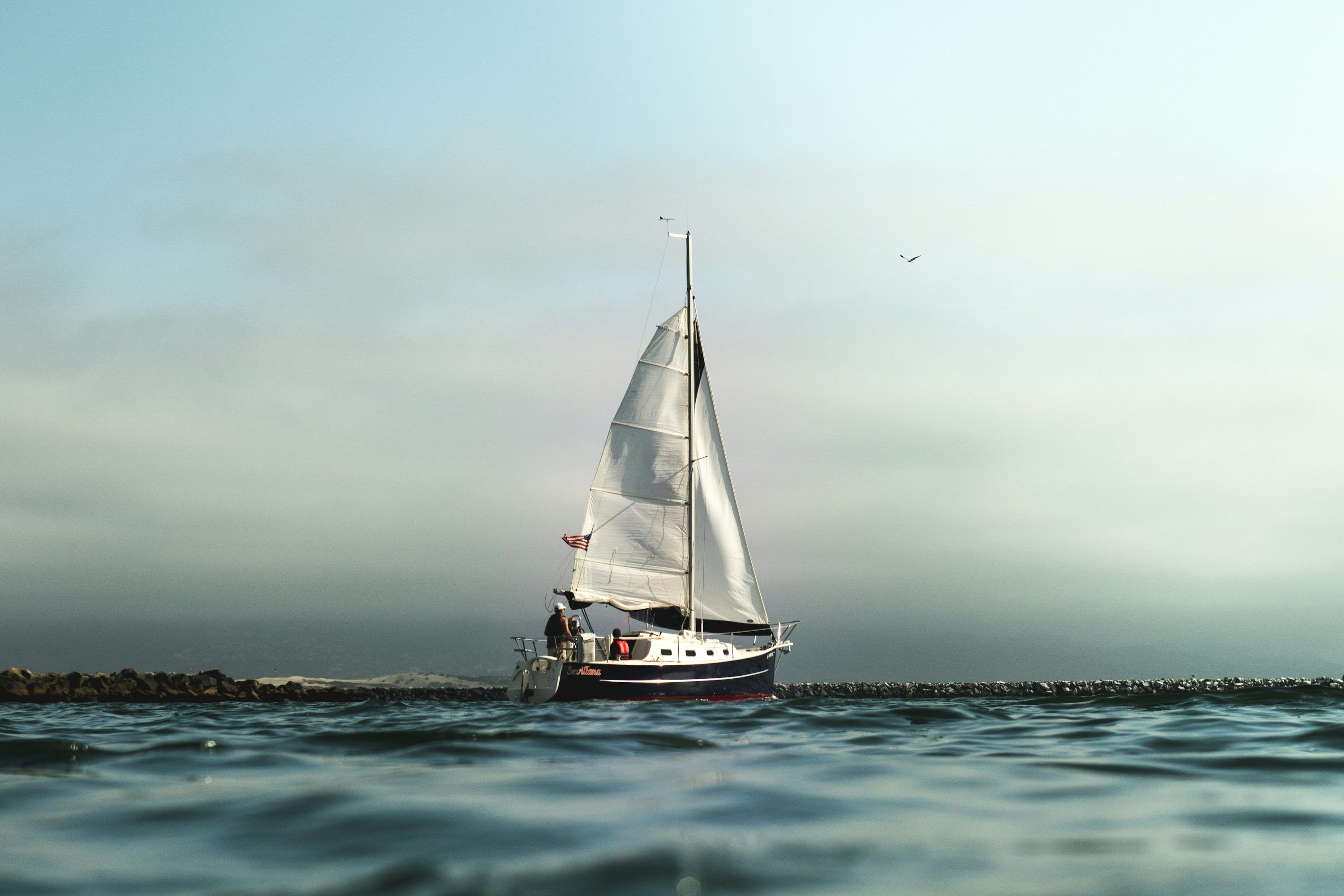  Segelschiff Hintergrundbild 3000x2000. Bilder zum Thema Segelboot. Kostenlose Bilder auf herunterladen