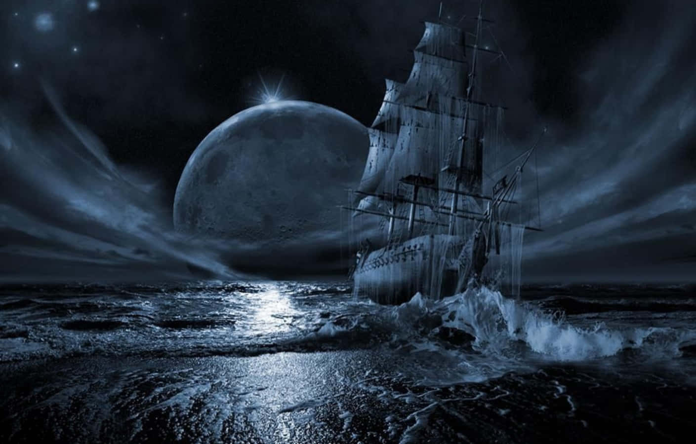  Segelschiff Hintergrundbild 1409x900. Schiff Wallpaper KOSTENLOS