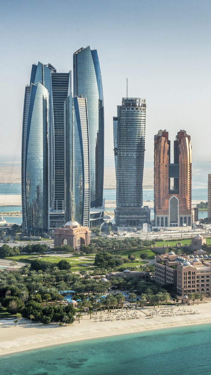  Abu Dhabi Tower Hintergrundbild 720x1280. Etihad Towers Wallpaper Free Etihad Towers Background