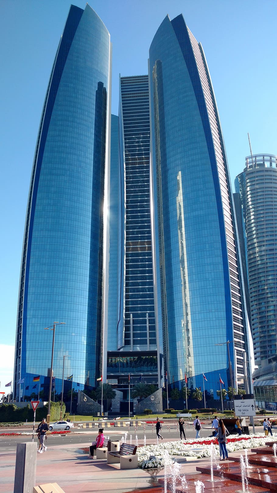  Abu Dhabi Tower Hintergrundbild 910x1618. Etihad towers 1080P, 2K, 4K, 5K HD wallpaper free download