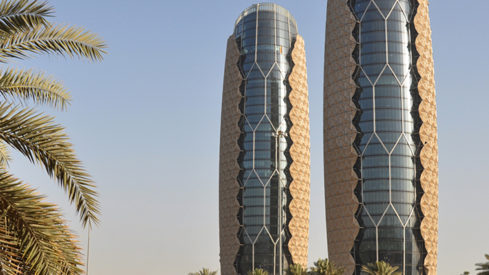  Abu Dhabi Tower Hintergrundbild 1600x900. ADIA New HeadQuarters