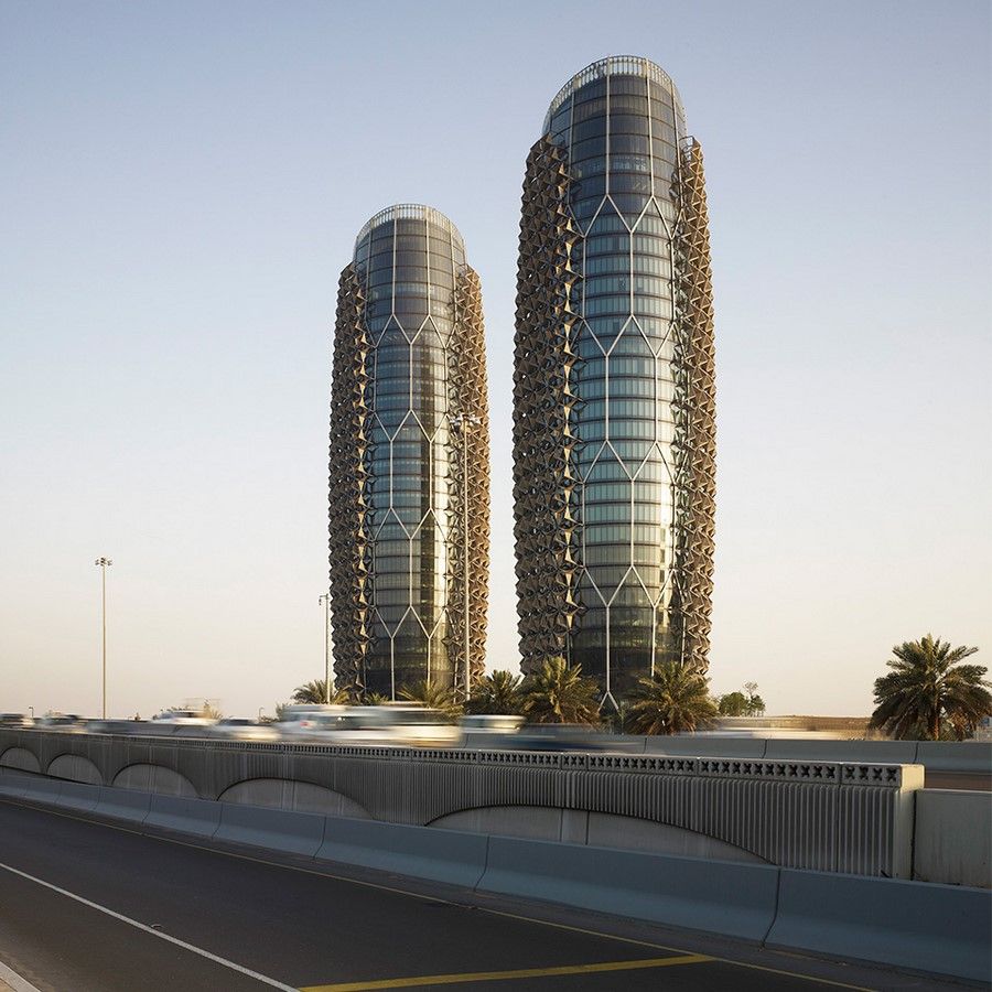  Abu Dhabi Tower Hintergrundbild 900x900. of UAE's most sustainable buildings. Rethinking The Future