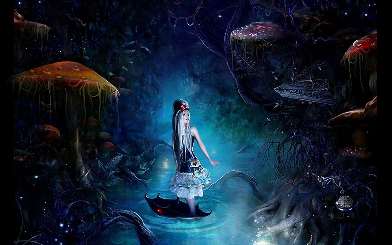  Alice Im Wunderland Hintergrundbild 1280x801. Alice in wonderland. Alice in wonderland, Evil alice, Fairy tales