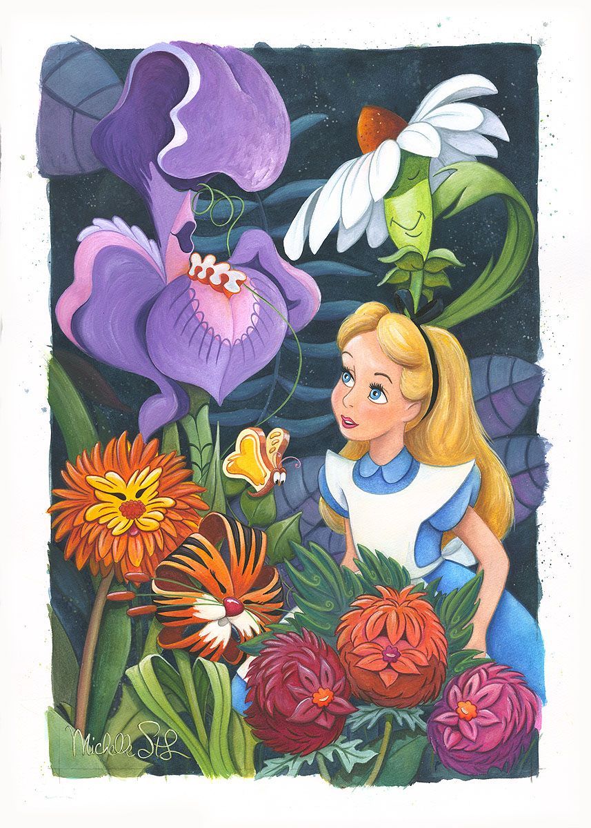  Alice Im Wunderland Hintergrundbild 857x1200. Original Water Color on Paper. Alice in wonderland flowers, Alice in wonderland illustrations, Wonderland tattoo