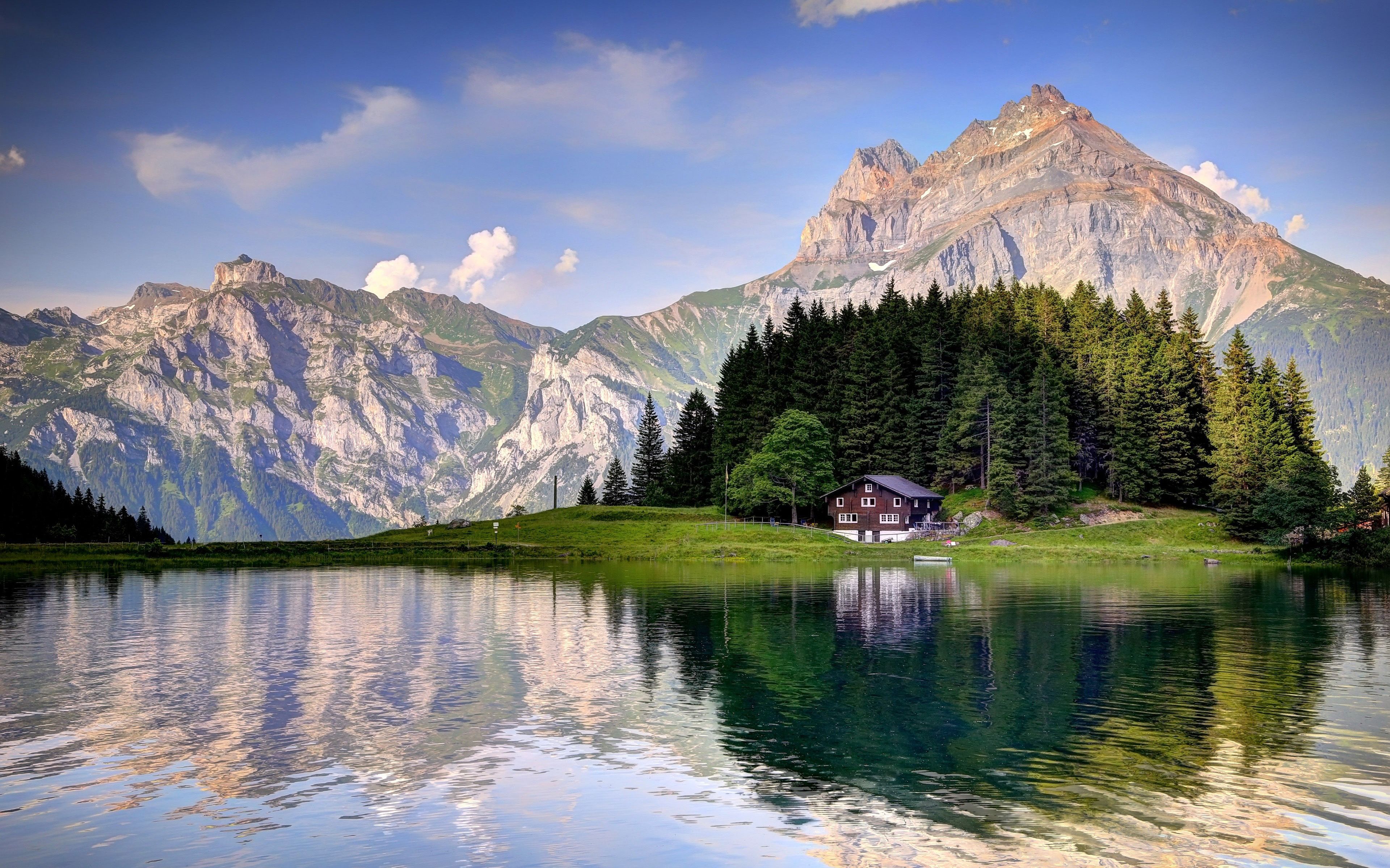  Alpen Hintergrundbild 3840x2400. Herunterladen hintergrundbild 4k, schweiz, sommer, schöne natur, berge, alpen, schweizer natur mit einer auflösung zu überwachen 3840x2400. Bilder auf dem desktop