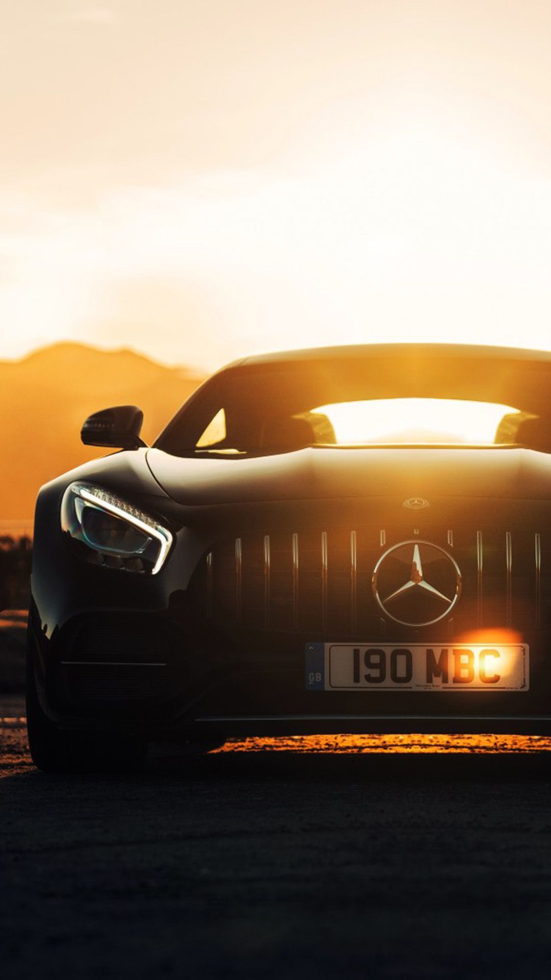  AMG Hintergrundbild 1080x1920. Mercedes AMG GT C Sports Car Sunset 4K Ultra HD Mobile Wallpaper