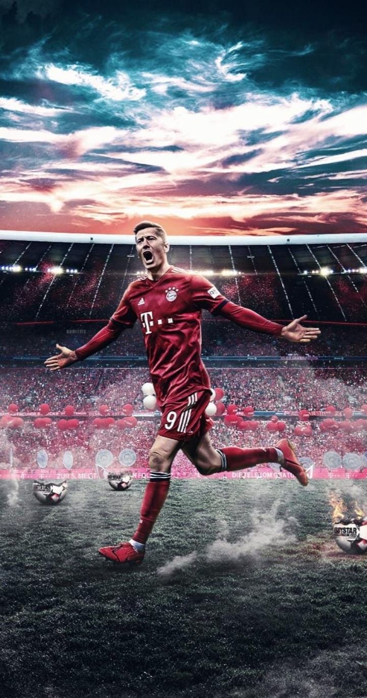 Lewandowski Hintergrundbild 720x1368. FC