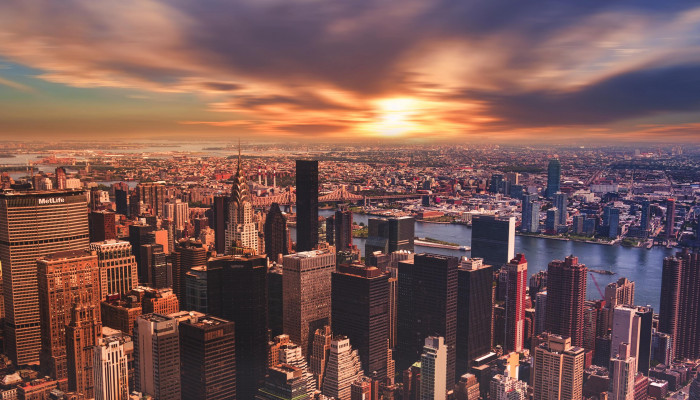 New York skyline Wallpaper