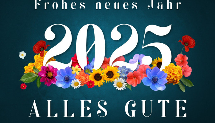 Frohes Neues Jahr 2025 Wallpaper